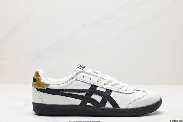 公司级亚瑟士 Onitsuka Tiger Tokuten 复古低帮休闲跑鞋 实拍首发 鞋跟 鞋舌处印有鬼塚虎特有的品牌logo标志 提升品牌的认知度 柔软内里