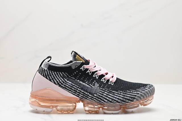 真标nike Air Vapormax Flyknit 3耐克全掌大气垫透气跑步鞋 货号:Cw5643- 尺码:36 36.5 37.5 38 38.5 39