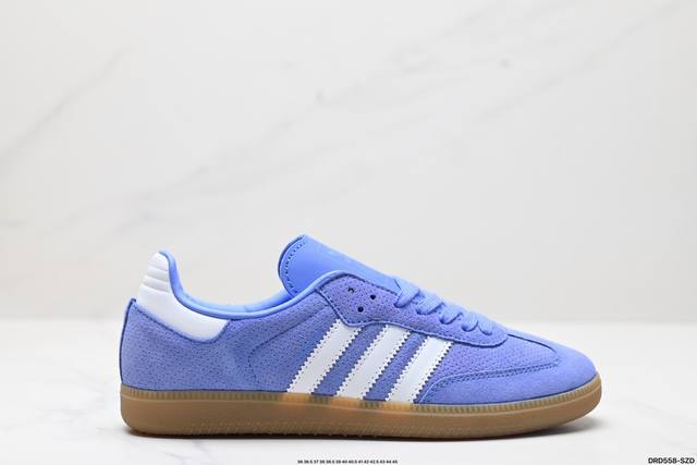 真标阿迪达斯三叶草adidas Originals Samba Og 桑巴舞系列绅士德训足球风百搭低帮休闲运动板鞋 货号:B44697 尺码:36 36.5 3