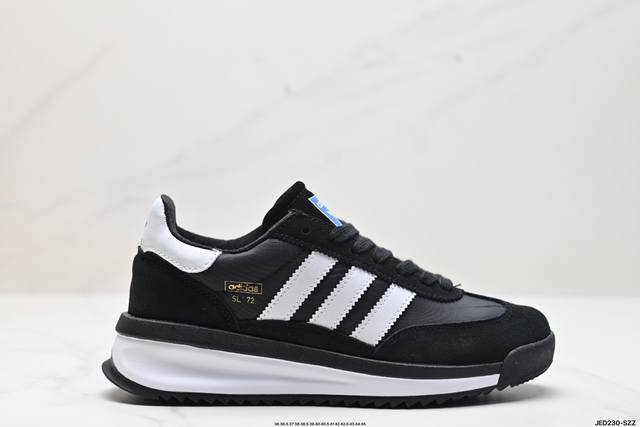 公司级阿迪达斯adidas Sl 72 Rtn 三叶草复古休闲跑步鞋休闲运动鞋 货号:Ih5666 尺码:36 36.5 37 38 38.5 39 40 40