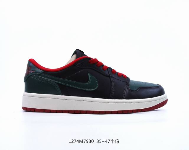 耐克 Nike Air Jordan 1 Low Aj1低帮 乔丹一代低帮经典复古文化休闲运动篮球鞋 中底注胶孔内置真sole气垫 货号：Dv 9-448 尺码