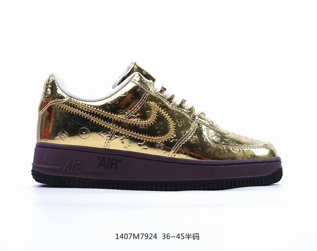 公司级nike Air Force 1 Low 07 X Givenchy 纪梵希灰蓝原楦头原纸板 打造纯正低帮空军版型专注外贸渠道 全掌内置蜂窝气垫 原盒配件