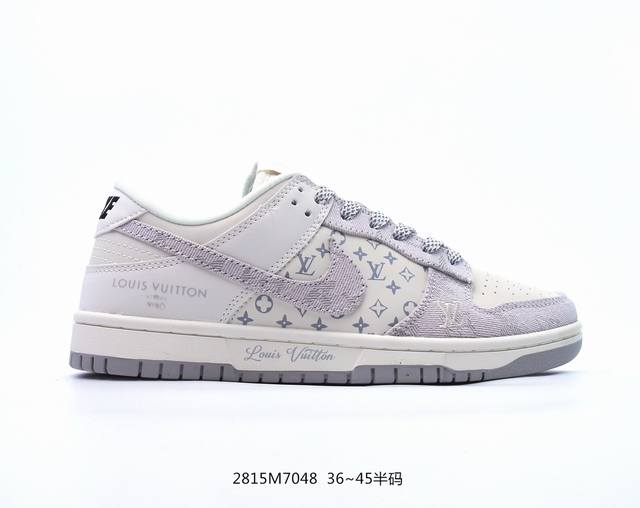 定制重磅三方联名，当红嘻哈歌手特拉维斯 斯科特 Air Jordan 1 Low Og Sp Damier Azur Brown Lv Monogram Aj1