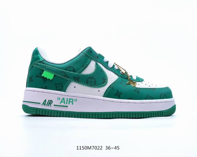 耐克nike Air Force 1 Low Lv 联名空军一号低帮百搭休闲运动板鞋。柔软、弹性十足的缓震性能和出色的中底设计，横跨复古与现代的外型结合，造就出