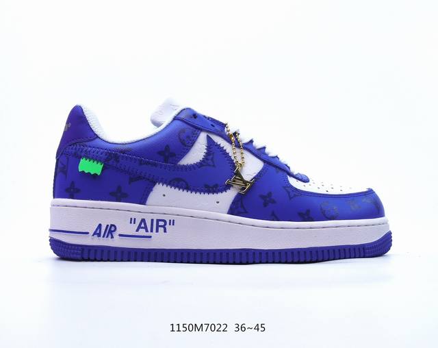 耐克nike Air Force 1 Low Lv 联名空军一号低帮百搭休闲运动板鞋。柔软、弹性十足的缓震性能和出色的中底设计，横跨复古与现代的外型结合，造就出