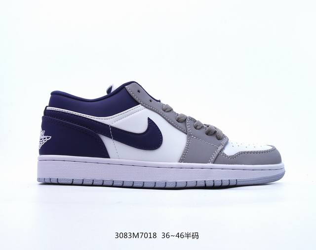 公司级nike Air Jordan 1 Low aj1乔1低帮休闲板鞋 同步官方配色 原档冲孔鞋头 四线拉帮 鞋舌高弹海绵填充 官方货号:Dc0774-201