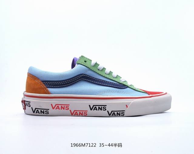 万斯 Vans Og Oid Skool百搭休闲低帮运动滑板鞋 经典棋盘格 。其实style 36就是现在风靡潮流的vans鞋款old Skool的og版本。历