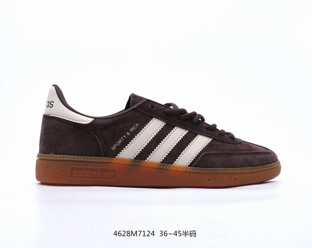 adidas Handball Spezial 公司级 阿迪达斯经典款 复古休闲板鞋36-45，编码4628M7124