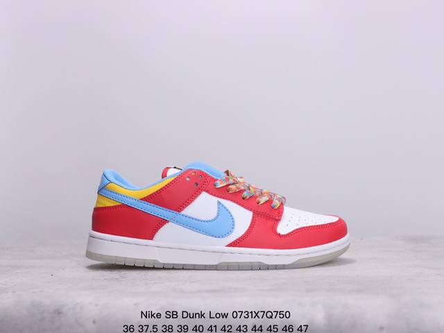 耐克nike Sb Dunk Low 扣篮系列 复古低帮休闲运动滑板板鞋。采用脚感柔软舒适zoomair气垫，有效吸收滑板等极限运动在落地时带来的冲击力，为街头