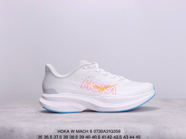 小红书推荐hoka W Mach 6全新配色 这个品牌来自于新西兰的毛利语，Hoka表示大地，One One表示飞越，连起来就是飞越地平线，One One不是读