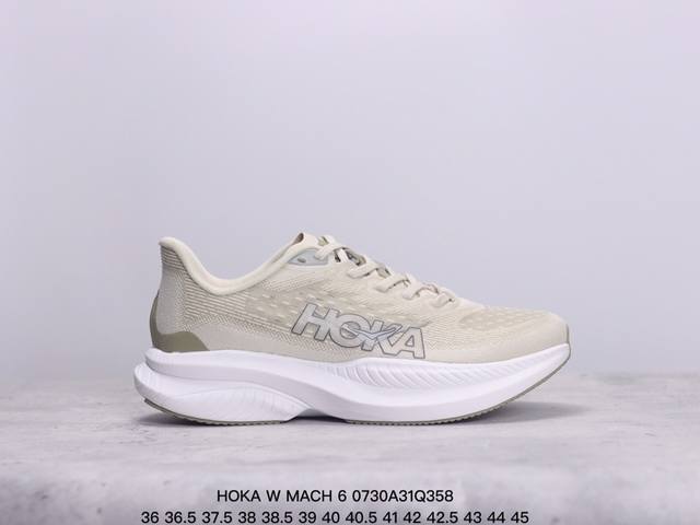 小红书推荐hoka W Mach 6全新配色 这个品牌来自于新西兰的毛利语，Hoka表示大地，One One表示飞越，连起来就是飞越地平线，One One不是读