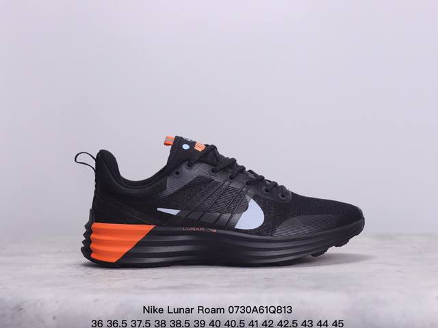 公司级nike Lunar Roam 耐克登月系列 透气网面 缓震大底 情侣休闲百搭运动跑步鞋 货号:Dv2440-002 尺码:36 36.5 37.5 38