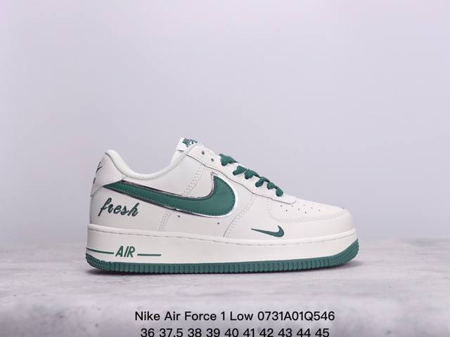 耐克 Nike Air Force 1 Low 空军一号 低帮百搭休闲运动板鞋 柔软、弹性十足的缓震性能和出色的中底设计，横跨复古与现代的外型结合，造就出风靡全