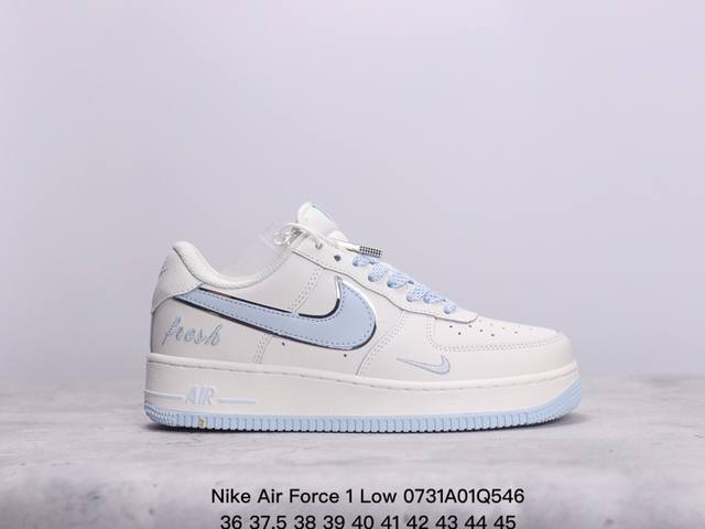 耐克 Nike Air Force 1 Low 空军一号 低帮百搭休闲运动板鞋 柔软、弹性十足的缓震性能和出色的中底设计，横跨复古与现代的外型结合，造就出风靡全