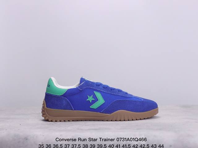 converse Run Star Trainer 系列流星复古运动鞋 复古基础百搭休闲德训运动鞋 采用尼龙面料+翻毛 透气复古运动鞋 记忆泡沫鞋垫 齿状鞋底