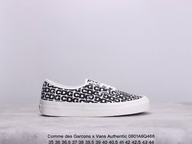 comme Des Garcons X Vans Authentic Cdg Logo 川久保玲万斯联名限定 满印涂鸦 低帮硫化休闲板鞋 原鞋开发 公司同源整套