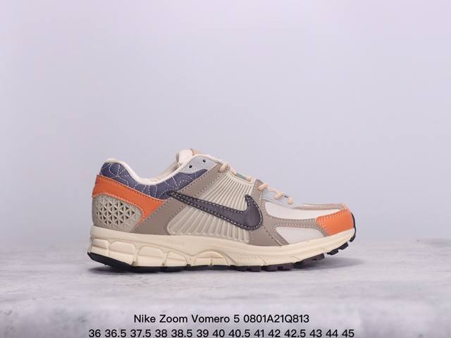 真标耐克nike Zoom Vomero 5 马拉松复古跑五代休闲运动慢跑鞋 货号:Fz5051-121 码数:36 36.5 37.5 38 38.5 39