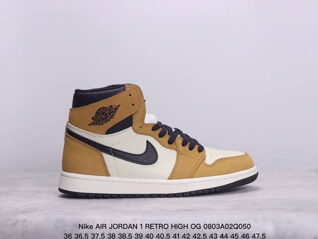 公司级耐克nike Air Jordan 1 retro High Og “Aj1代迈克尔 乔丹高帮经典复古百搭休闲文化运动篮球鞋 货号:555088-500