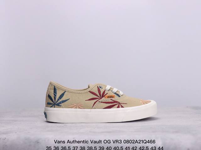 vans Authentic Vault Og Vr3 范斯官方 环保系列 枫叶电绣帆布鞋 Vn0A5Ee3Azb 尺码：35 36 36.5 37 38 38