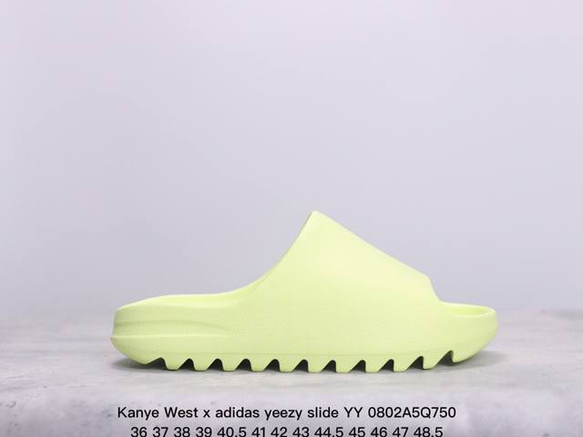 kanye West X Adidas Yeezy Slide Yy新款椰子拖鞋男女网红情侣外穿潮室外夏季一字拖沙滩拖 椰子拖鞋 侃爷再度联乘采用eva泡棉式一