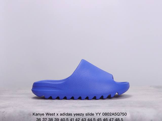 kanye West X Adidas Yeezy Slide Yy新款椰子拖鞋男女网红情侣外穿潮室外夏季一字拖沙滩拖 椰子拖鞋 侃爷再度联乘采用eva泡棉式一