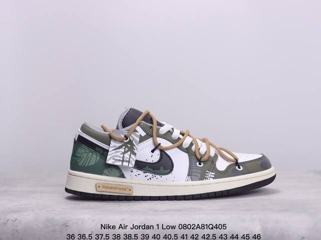 公司级nike Air Jordan 1 Low aj1乔1低帮休闲板鞋 同步官方配色 原档冲孔鞋头 四线拉帮 鞋舌高弹海绵填充 官方货号:Dc0774-416