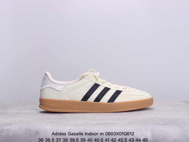 adidas阿迪达斯三叶草男女鞋gazelle黑白德训鞋低帮板鞋ig3677 xm0803Q612