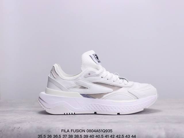 fila Fusion 意大利百年经典运动品牌，网红单品 小红书推荐爆款 Fila斐乐火星鞋新款复古百搭运动鞋斐乐潮牌文化篮球鞋 街头风运动鞋老爹鞋厚底跑步鞋跑