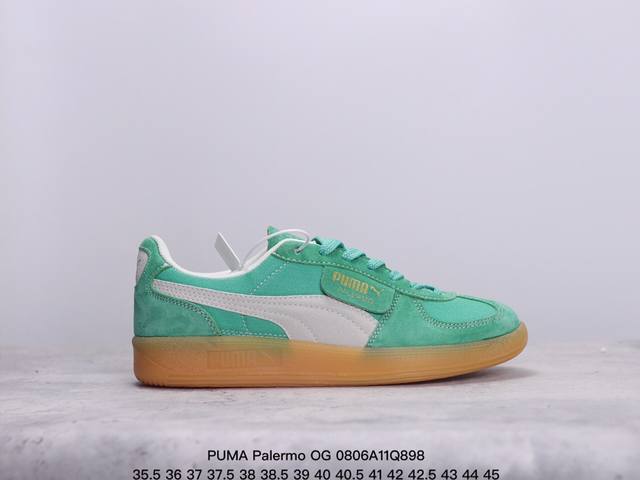 公司级彪马puma Palermo Og 防滑耐磨低帮德训板鞋 男女同款运动鞋，Army Trainer Og休闲鞋沿用德训鞋经典外观 鞋身和鞋舌分别添加了品牌