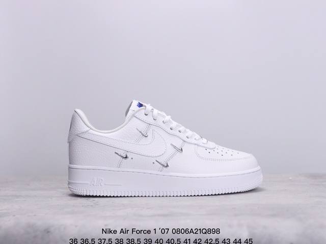 nike Air Force 1 ′07 耐克空军一号低帮板鞋 牛皮材质 公司级 真标带半码 Size:36-45码 xm0806Q898 - 点击图像关闭