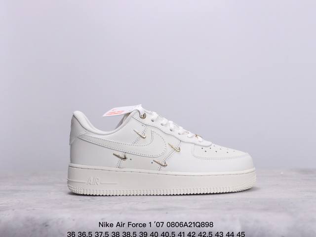 nike Air Force 1 ′07 耐克空军一号低帮板鞋 牛皮材质 公司级 真标带半码 Size:36-45码 xm0806Q898