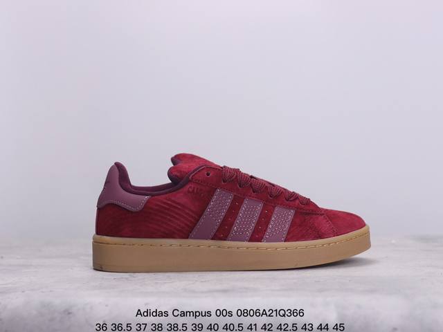 adidas Campus 00S 阿迪达斯三叶草低帮板鞋 牛皮材质 真标带半码 Size:36-45码 xm0806Q366 - 点击图像关闭