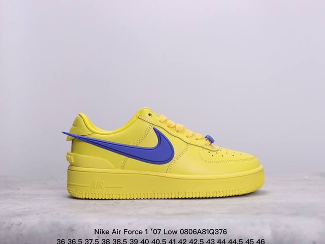 af1耐克 Nike Air Force 1 ‘07 Low 空军一号 路易威登联名 厚底增高百搭运动板鞋 原楦头原纸板 打造纯正空军版型，专注外贸渠道 全掌内