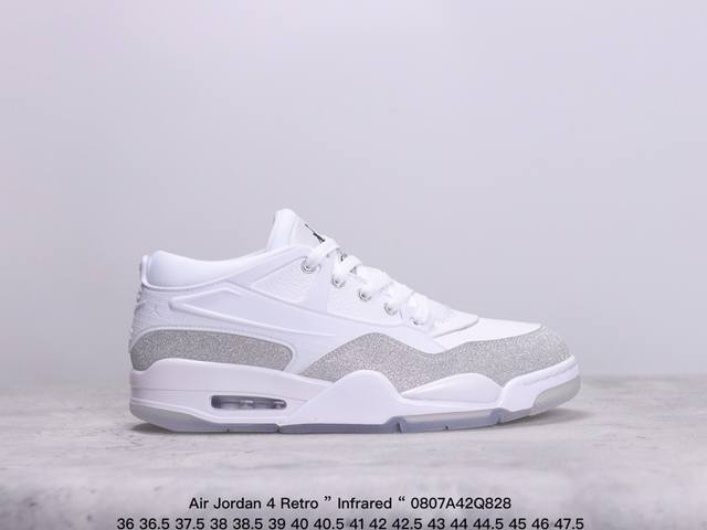 公司级aj4 Air Jordan 4 Retro ” Infrared “ Aj4乔4 男子文化篮球鞋 大厂出品 主力合作工厂 全新模具开发 纯正4代正确鞋型