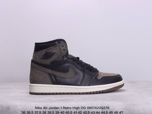 公司级耐克nike Air Jordan 1 Retro High Og”Black White“Aj1代迈克尔 乔丹高帮经典复古百搭休闲文化运动篮球鞋 货号： - 点击图像关闭