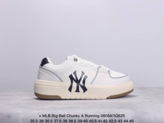 公司级korea韩国ss19限定发售ny美国榄球洋基队限定 X Mlb Big Ball Chunky A Running厚底老爹厚底休闲运动慢跑鞋 货号:3A - 点击图像关闭