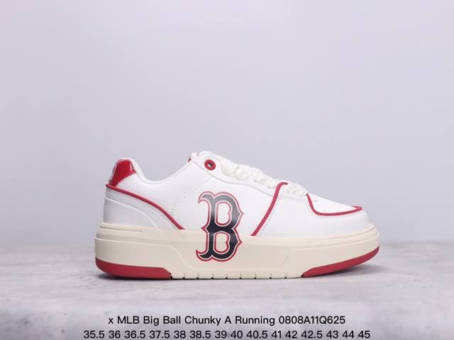 公司级korea韩国ss19限定发售ny美国榄球洋基队限定 X Mlb Big Ball Chunky A Running厚底老爹厚底休闲运动慢跑鞋 货号:3A