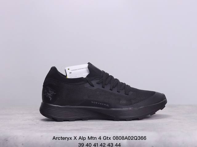 arcteryx X Alp Mtn 4 Gtx 始祖鸟低帮休闲跑步鞋 织物材质运动鞋 39-44 xm0808Q366