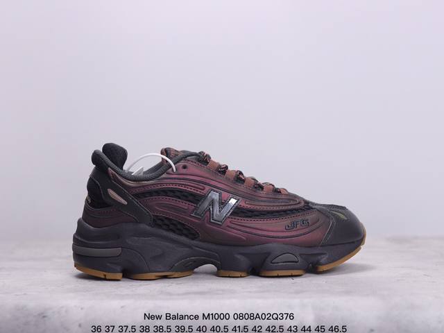 公司级nb新百伦new Balance M1000 系列低帮复古老爹风休闲运动慢跑鞋 据悉，New Balance的复古鞋型m1000系列将在2024年正式回归