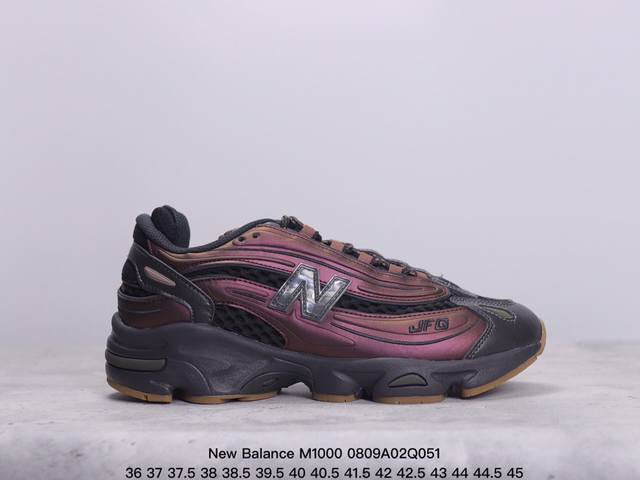 new Balance Nb 1000 舒适复古 低帮 休闲跑步鞋 new Balance M1000，这款经典的篮球鞋，自1999年诞生之初，便以其独特的魅力