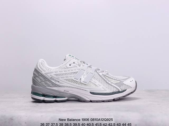 公司级真标带半码！ 新百伦new Balance 1906 复古跑鞋 小红书爆款 Nb1906这双鞋确实是nb家经典复古款式之一，以全新科技诠释，成功打造190