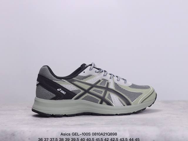 公司级亚瑟士asics Gel- S 复古单品 网面休闲透气跑步鞋 鞋款采用亚瑟士amplifoam科技 为运动中带来回弾性和轻量性感受 工程网眼鞋面提供运动中