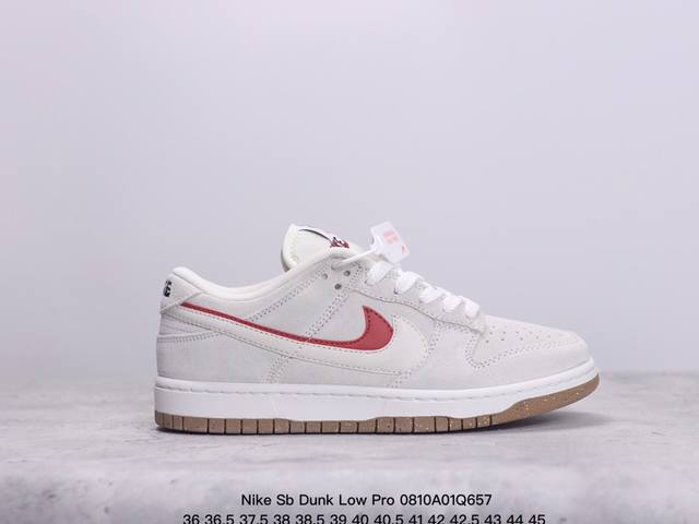 耐克 Nike Sb Dunk Low Pro 男女同款运动鞋复古板鞋，尽情迈步，彰显个性风采。采用柔软皮革鞋面，经久耐穿，塑就如元年款 Dunk 般的复古质感