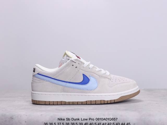 耐克 Nike Sb Dunk Low Pro 男女同款运动鞋复古板鞋，尽情迈步，彰显个性风采。采用柔软皮革鞋面，经久耐穿，塑就如元年款 Dunk 般的复古质感