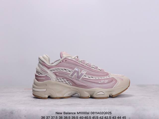 新百伦 Nb New Balance M1000Sl系列复古老爹风网布跑步休闲运动鞋 据悉，New Balance的复古鞋型m1000系列将在2024年正式回归