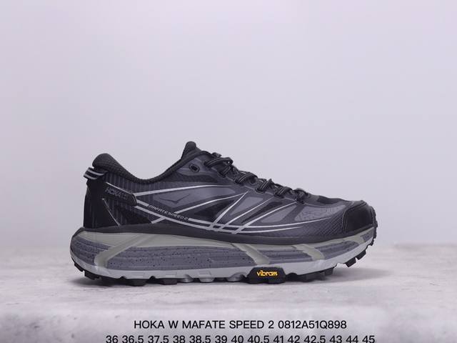 小红书推荐hoka W Mafate Speed 2 全新配色 这个品牌来自于新西兰的毛利语，Hoka表示大地，One One表示飞越，连起来就是飞越地平线，O