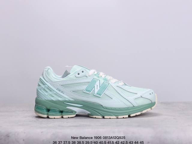 公司级真标带半码！ 新百伦new Balance 1906 复古跑鞋 小红书爆款 Nb1906这双鞋确实是nb家经典复古款式之一，以全新科技诠释，成功打造190