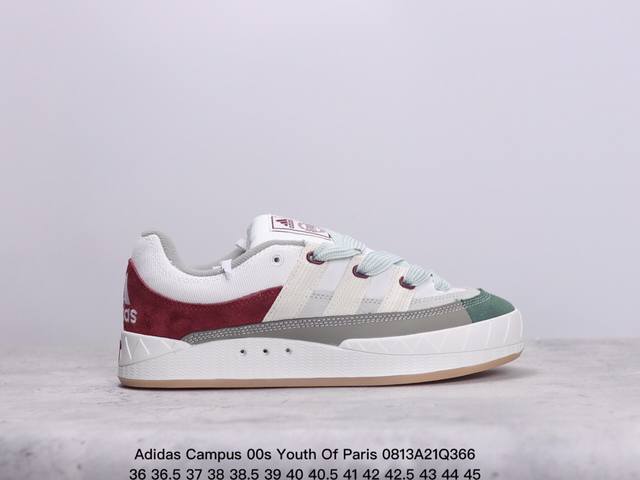 adidas Campus 00S Youth Of Paris 阿迪达斯三叶草低帮板鞋 牛皮材质 真标带半码 Size:36-45码 xm0813Q366