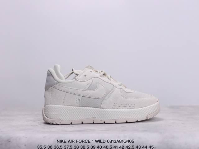 公司级nike Air Force 1 Wil d原楦头原纸板 打造纯正低帮空军版型 专注外贸渠道 全掌内置蜂窝气垫 原盒配件 原厂中底钢印、拉帮完美 官方货号