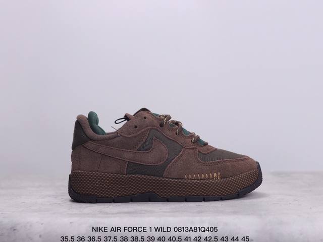 公司级nike Air Force 1 Wil d原楦头原纸板 打造纯正低帮空军版型 专注外贸渠道 全掌内置蜂窝气垫 原盒配件 原厂中底钢印、拉帮完美 官方货号